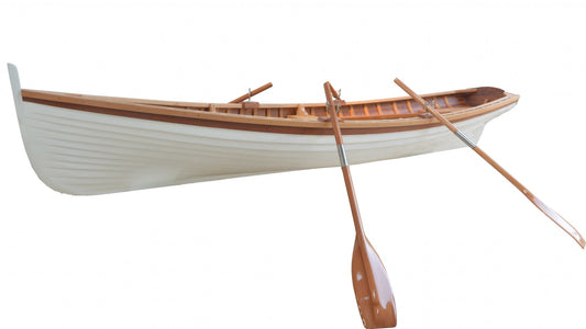 Homeroots Clinker Built Whitehall Row Boat