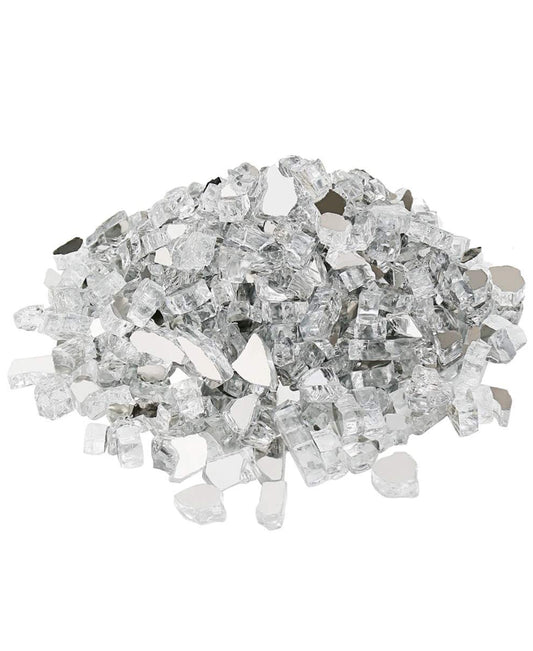 Premium Fire Pit Glass - Clear Decorative Crystals