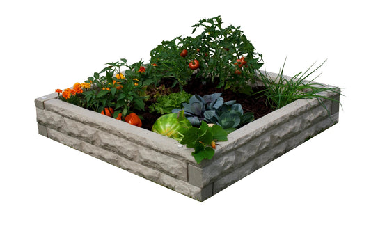 Garden Wizard Raised Bed Garden Sand Stone
