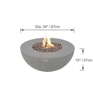 Modeno Roca Fire Table OFG107 Outdoor Surplus USA