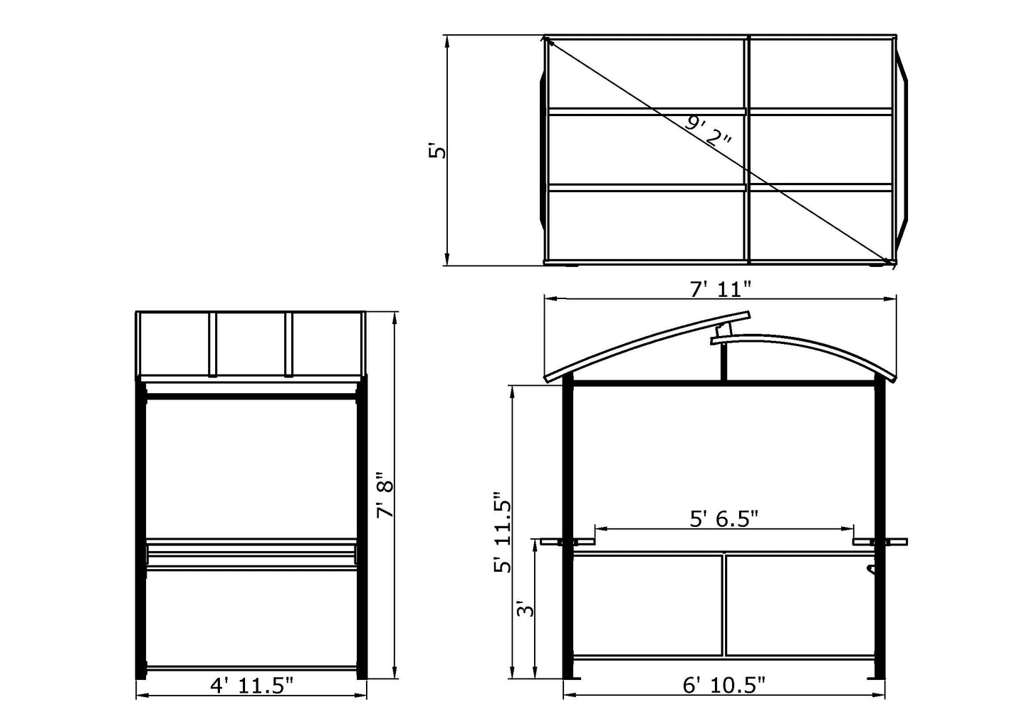 Kobe BBQ Gazebo 436586