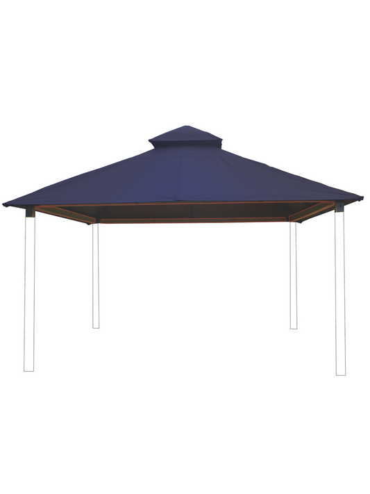 Acaia Modern Navy Blue Gazebo