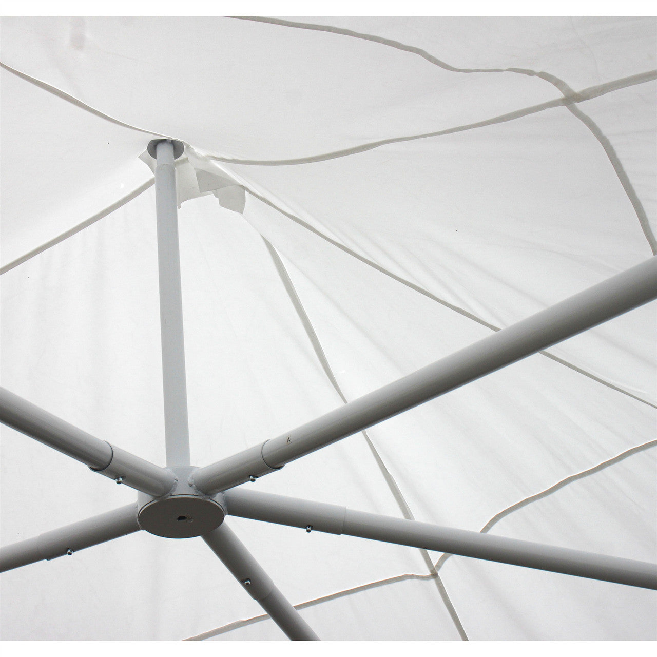 Heavy Duty Octagonal Outdoor Canopy Event Tent with Windows - 20 X 14 FT - White