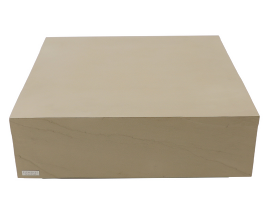 Colorad 40" Square Concrete Coffee Table-Large SUNLIGHT YELLOW by Elementi Home