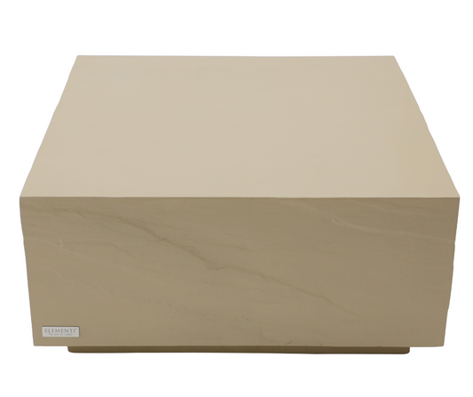 Colorad 33.9" Square Concrete Coffee Table Medium- SUNLIGHT YELLOW By Elementi Home