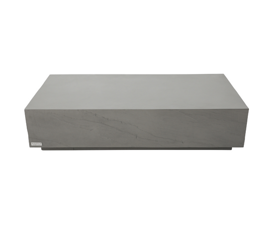 Colorad L60" Rectangular Concrete Coffee Table Rectangle- SPACE GREY By Elementi Home