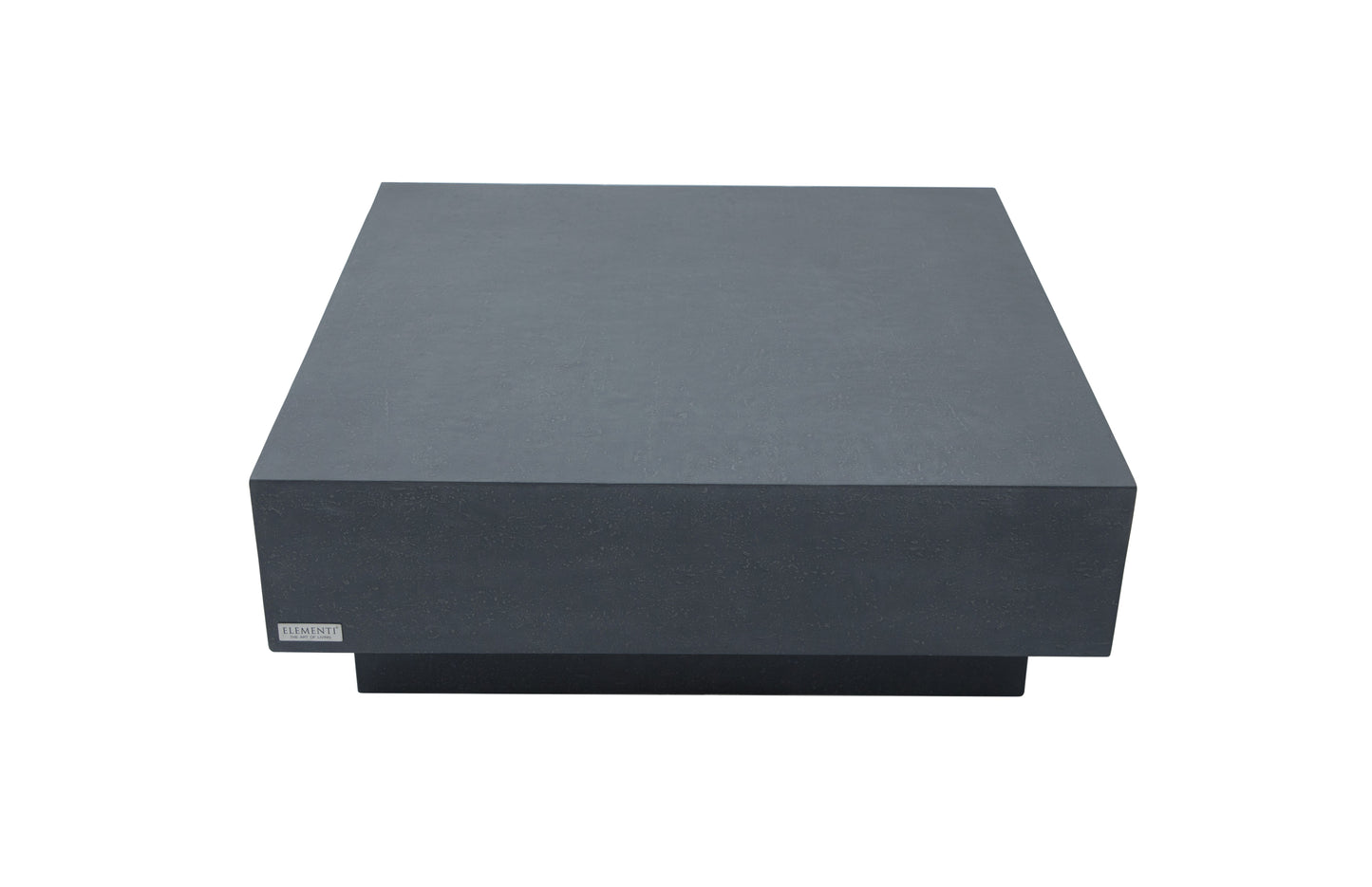 Tevere Coffee Table Square Slate Black